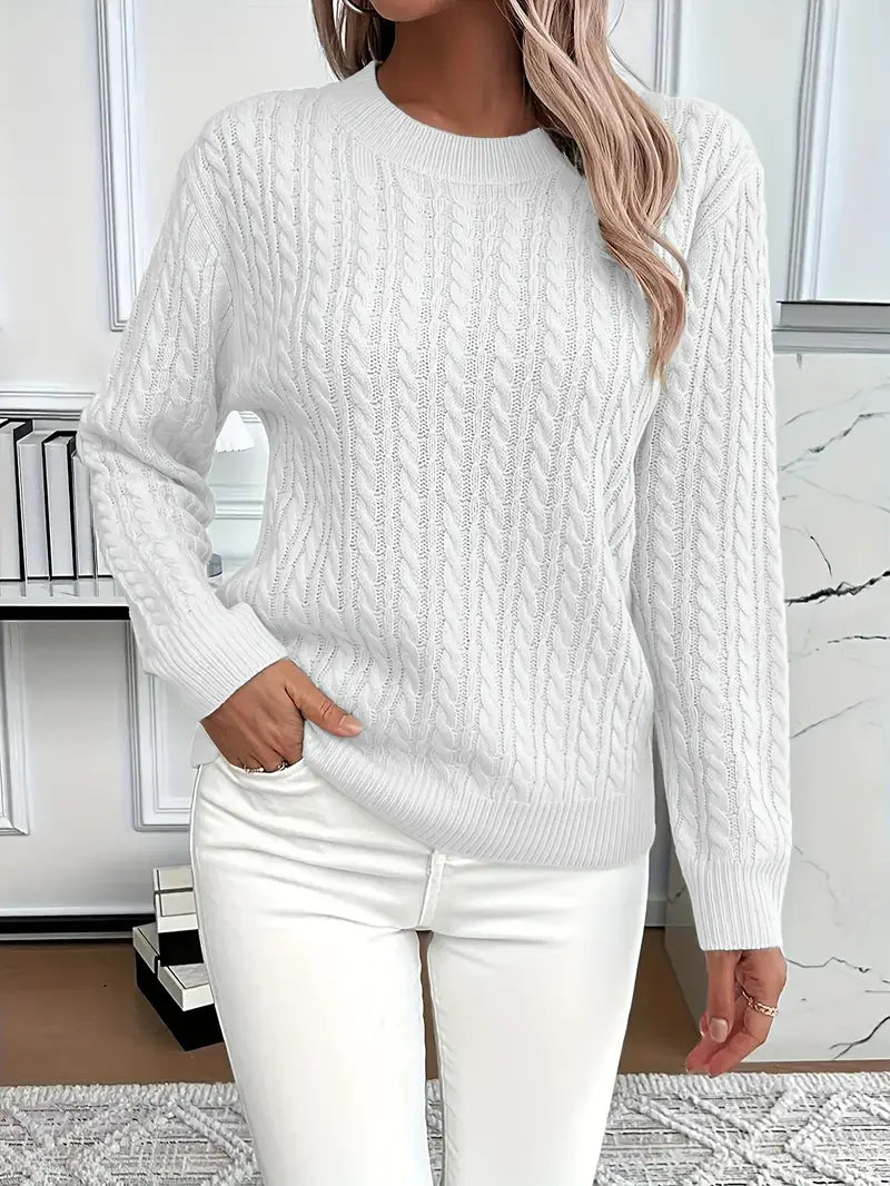 Zoe | Cozy Cable Knit Pullover