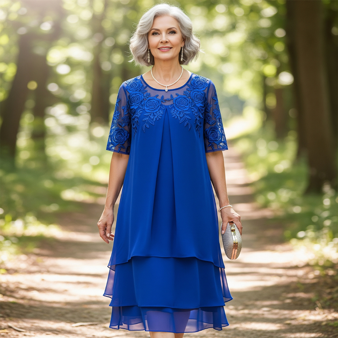 Bernice - Elegant Three-Layer Dress