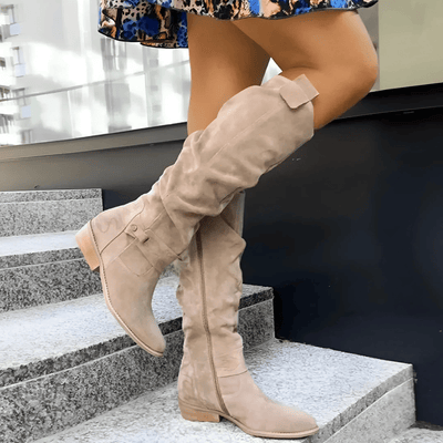 Ivy | Stylish Suede Knee Boots
