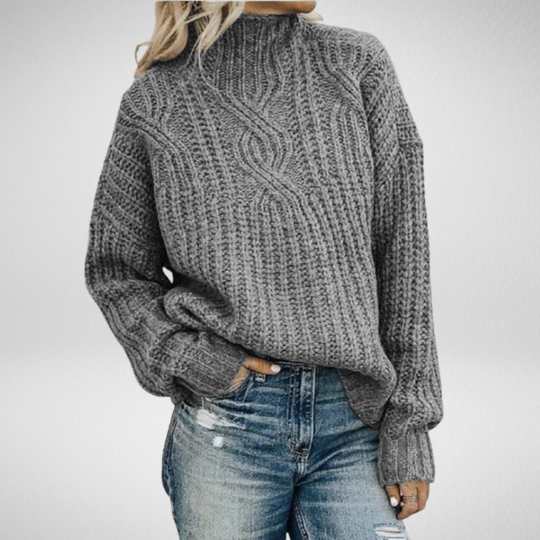 Ivy & Mabel | Cozy Cable Knit Sweater