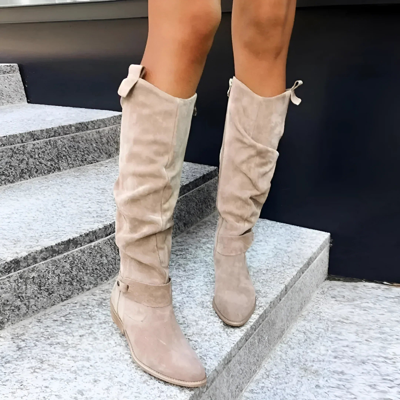Ivy | Stylish Suede Knee Boots