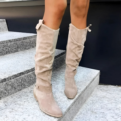 Ivy | Stylish Suede Knee Boots