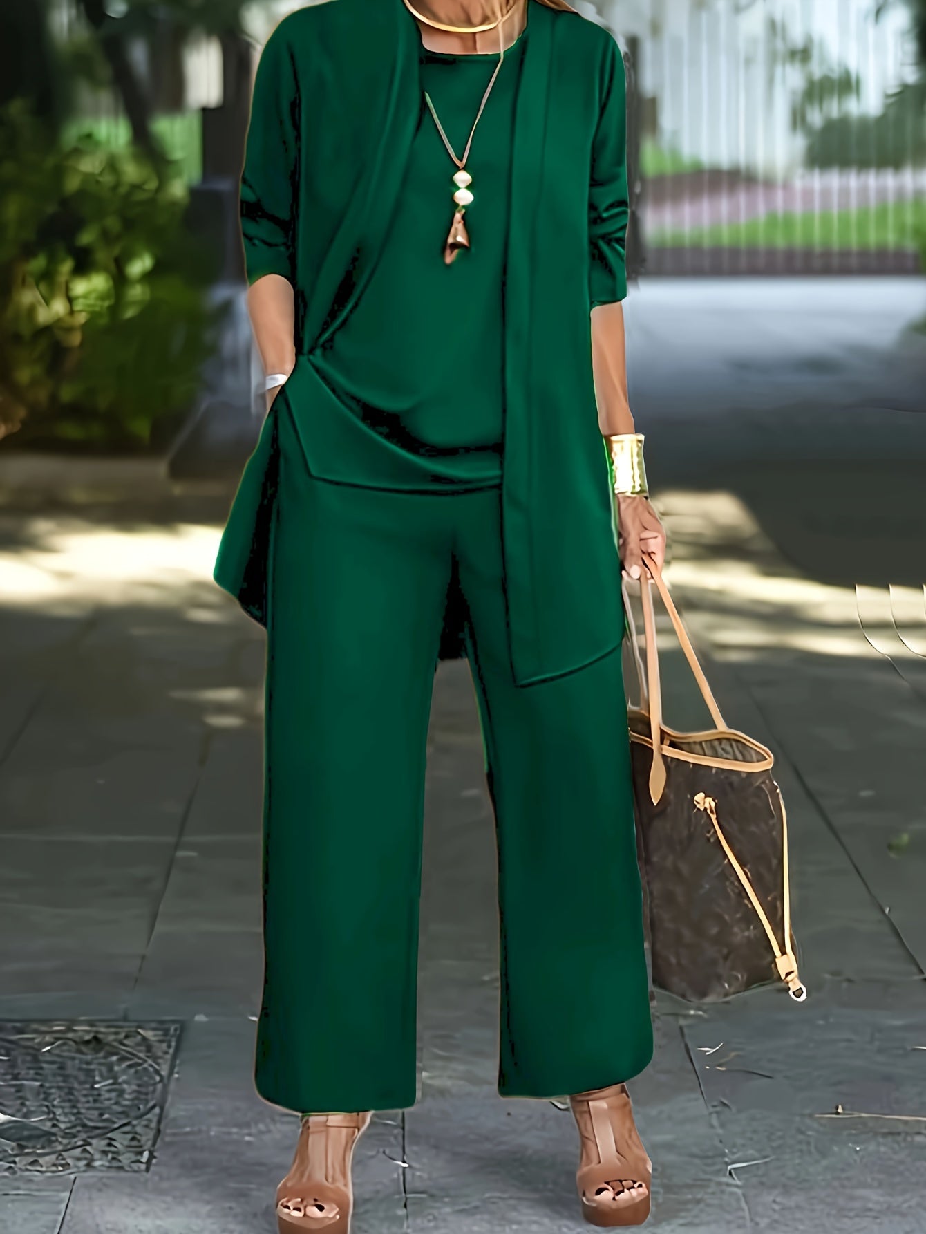 Isla - Refined 3-Piece Trouser Set