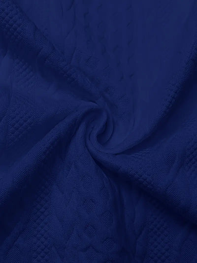 Elvarine | Textured Zip-Up Bomber Jacket