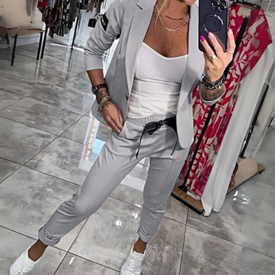 Harper - Chic Blazer & Joggers
