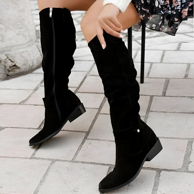 Ivy | Stylish Suede Knee Boots
