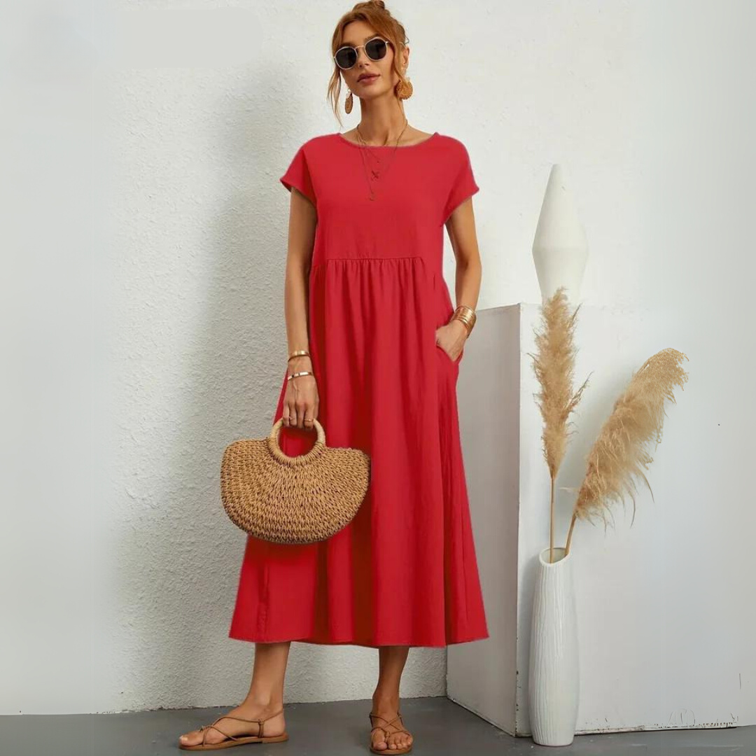 Isla - Effortless Casual Midi Dress