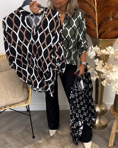 Nora | Blouse With Graphic Print