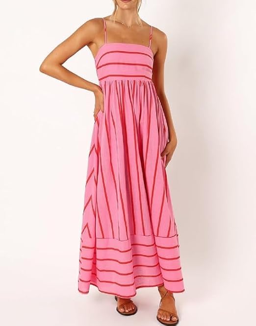 Rosa - Breezy Pink Maxi Dress
