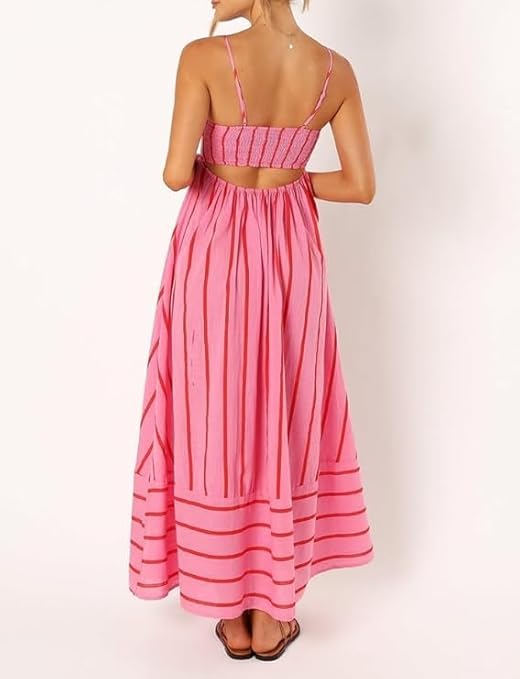 Rosa - Breezy Pink Maxi Dress