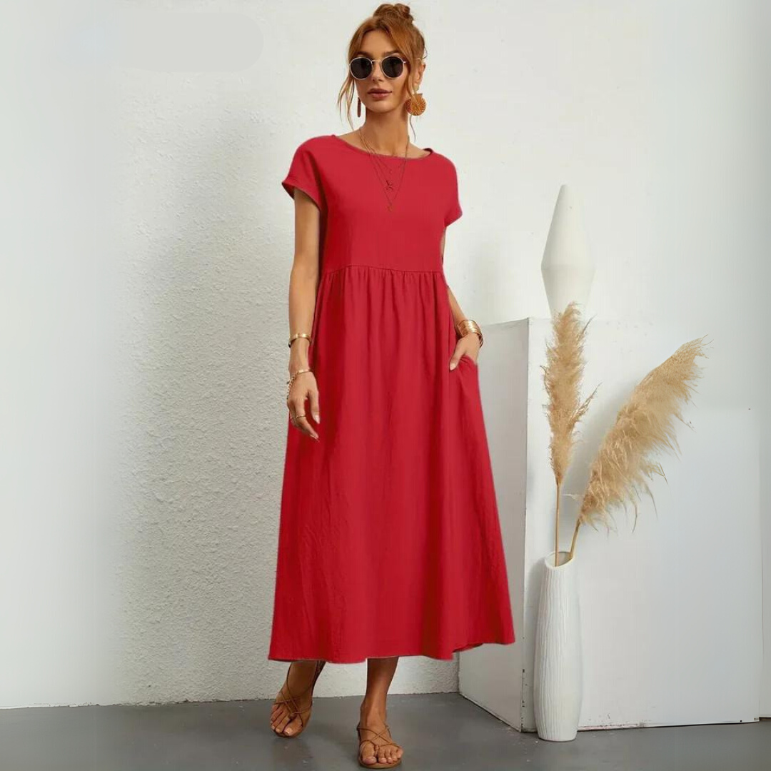 Isla - Effortless Casual Midi Dress