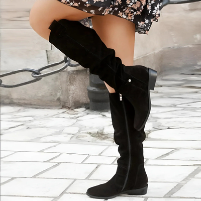 Ivy | Stylish Suede Knee Boots