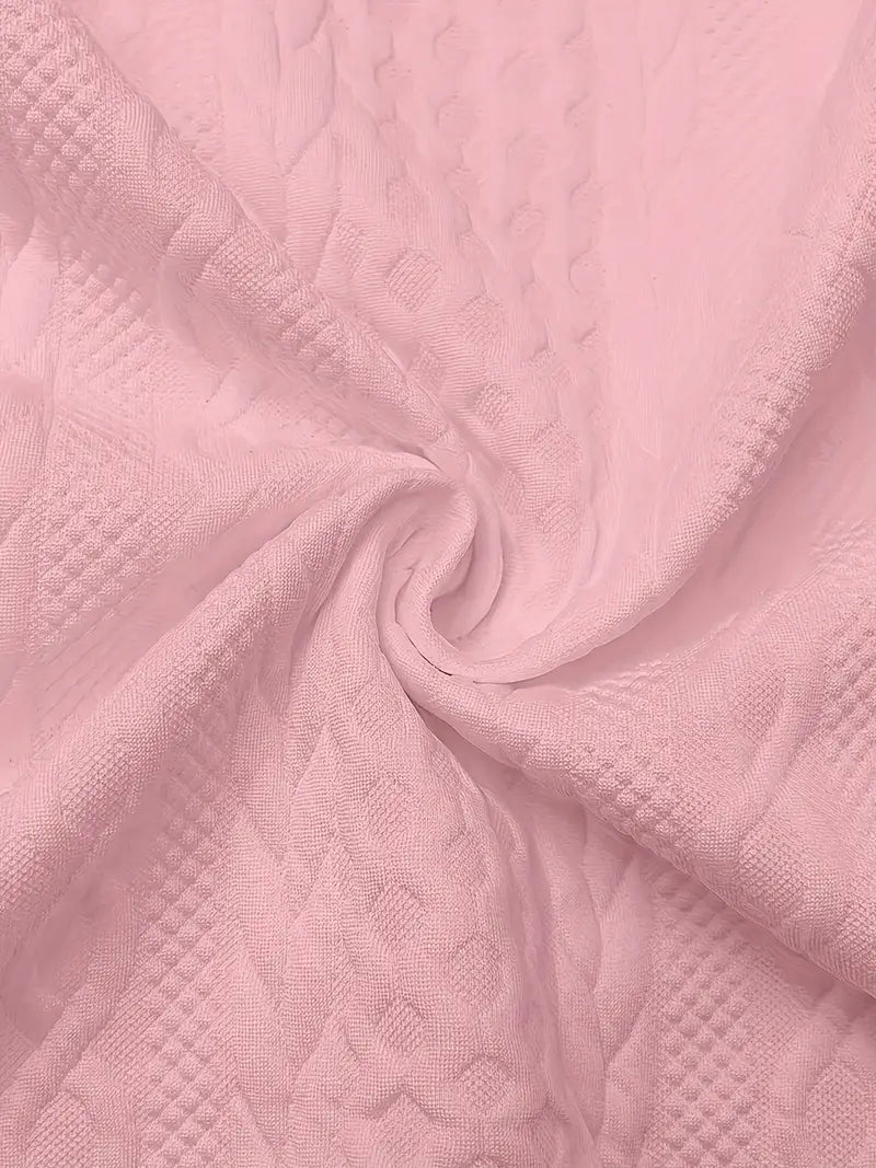 Elvarine | Textured Zip-Up Bomber Jacket