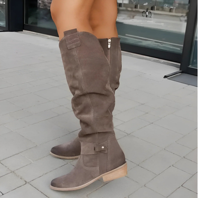 Ivy | Stylish Suede Knee Boots