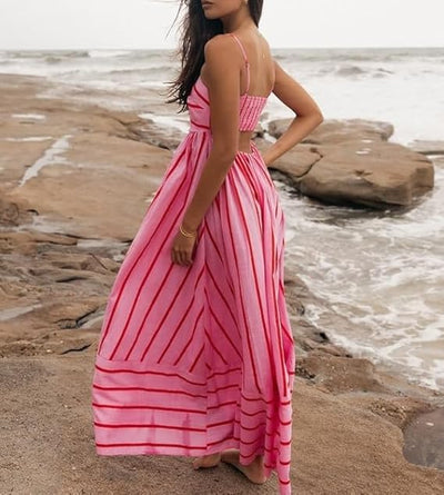 Rosa - Breezy Pink Maxi Dress