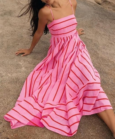 Rosa - Breezy Pink Maxi Dress