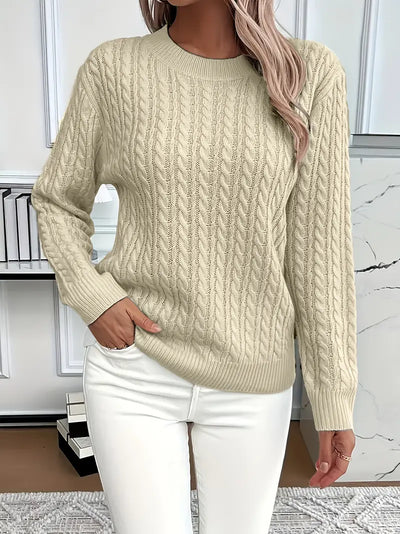 Zoe | Cozy Cable Knit Pullover