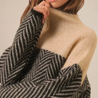 Ivy & Mabel | Chic Twisted Knit Pullover