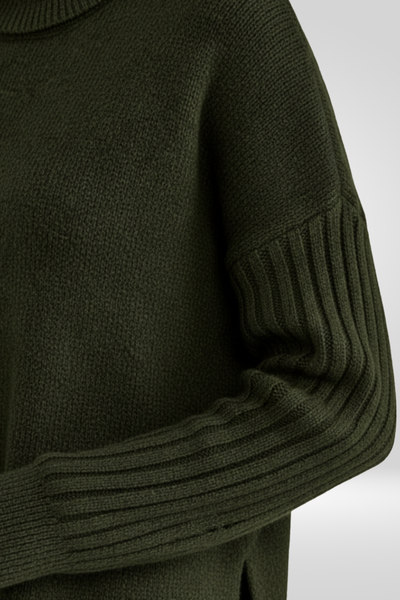 Isabelle | Comfy Asymmetrical Knit Sweater