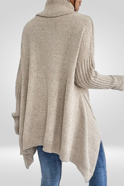 Isabelle | Comfy Asymmetrical Knit Sweater