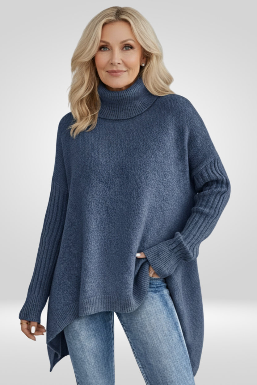 Isabelle | Comfy Asymmetrical Knit Sweater