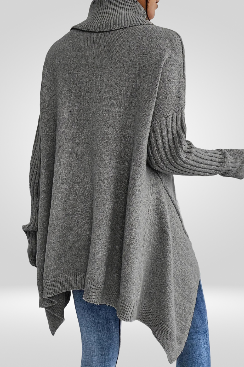 Isabelle | Comfy Asymmetrical Knit Sweater