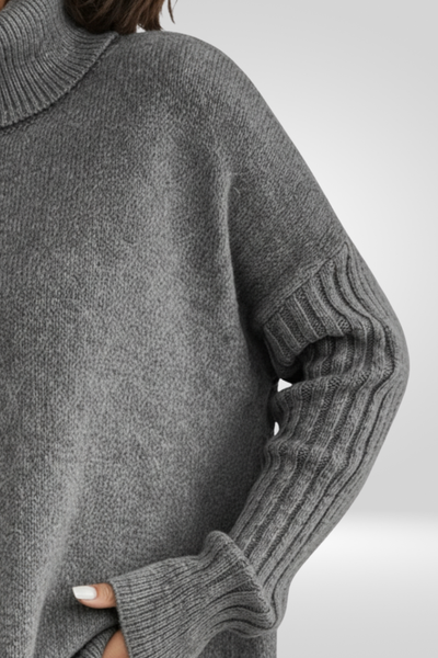 Isabelle | Comfy Asymmetrical Knit Sweater