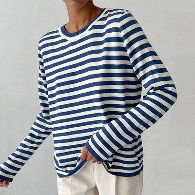 OLIVIA | LONG SLEEVE STRIPED SWEATER