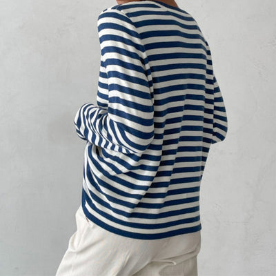OLIVIA | LONG SLEEVE STRIPED SWEATER