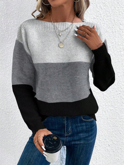 HAILEY | MULTI-COLORED KNIT SWEATER