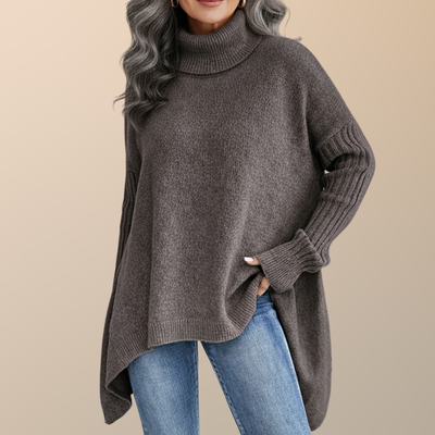 Sara | Elegant Long Turtleneck