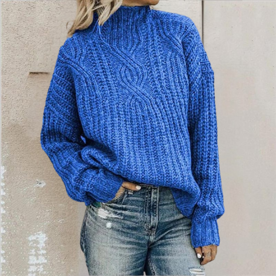 AYLA | STYLISH AND COMFORTABLE CABLE KNIT SWEATER