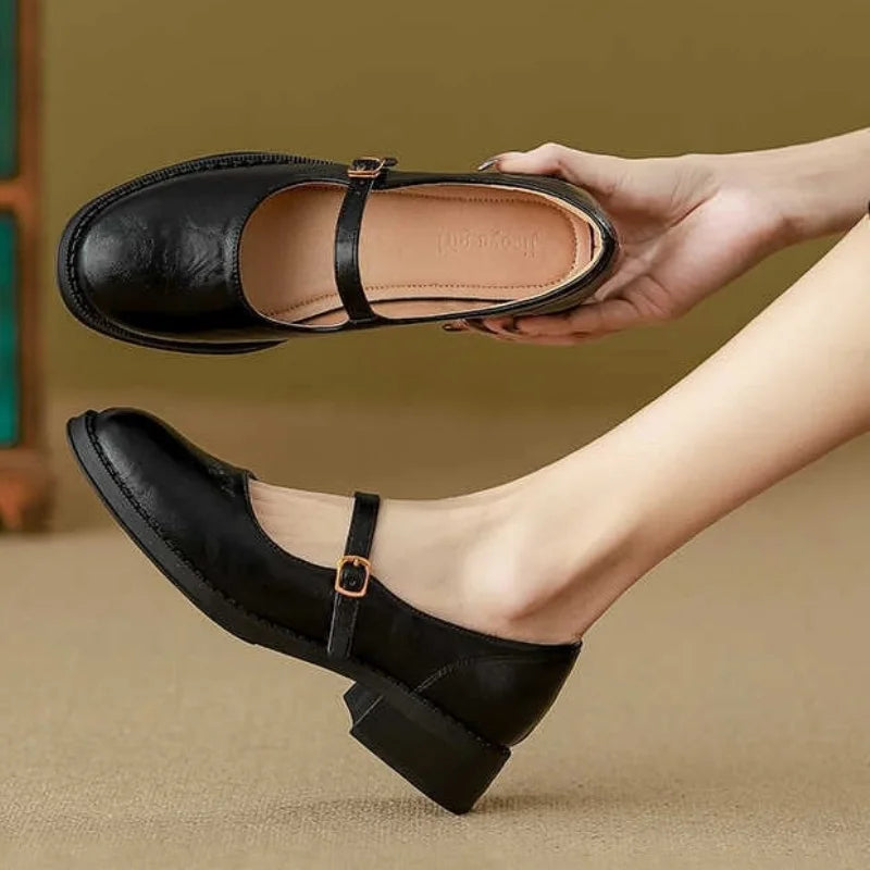 Rachel | Classic Comfort Mary Janes Made Of Leather