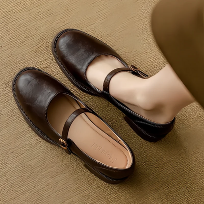 Rachel | Classic Comfort Mary Janes Made Of Leather