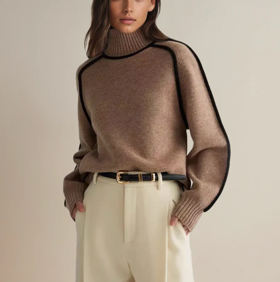 Ivy & Mabel | Classic Turtleneck Sweater