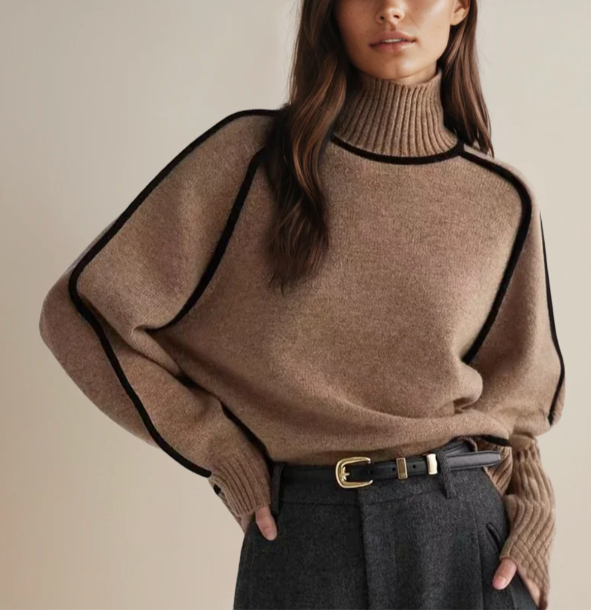 Ivy & Mabel | Classic Turtleneck Sweater