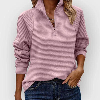 SEREN | PULLOVER WITH HALF ZIP
