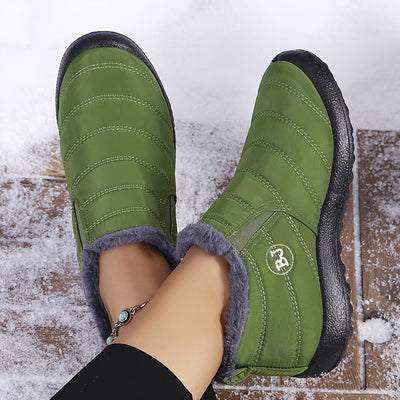 Victoria | Warm Slip-On Winter Boots