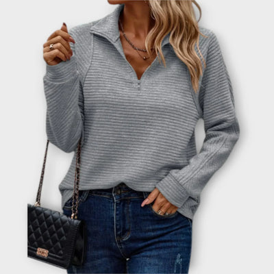 SEREN | PULLOVER WITH HALF ZIP