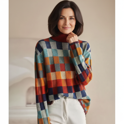 Ivy & Mabel | Luxurious Cashmere Turtleneck Knit